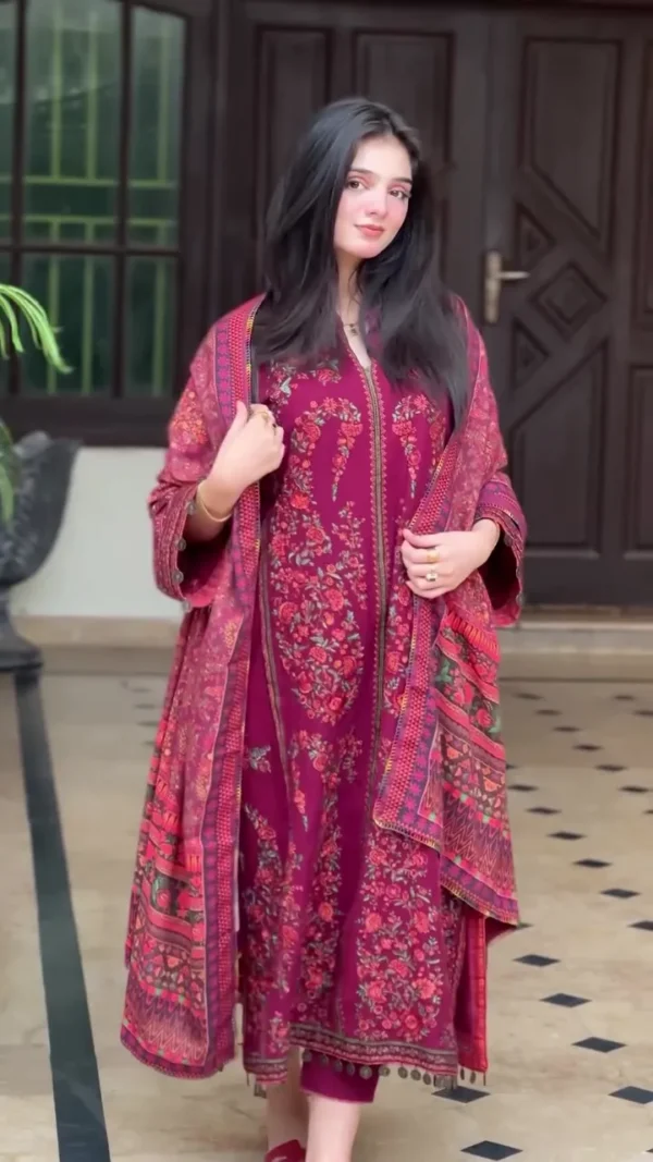 Embellished Anarkali Kurta Set – A Perfect Blend of Elegance and Tradition - Image 2