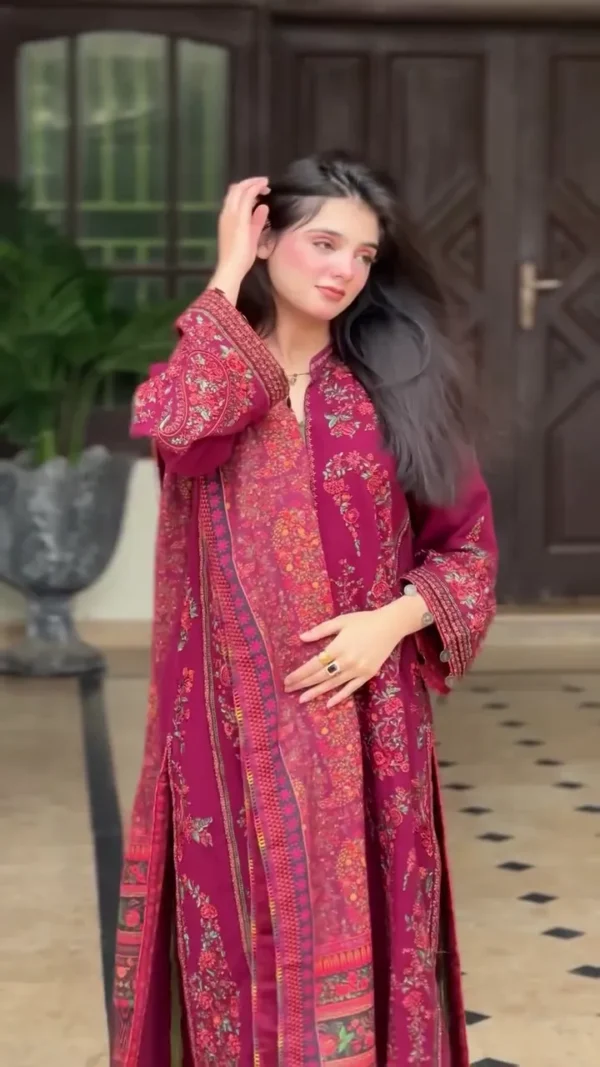 Embellished Anarkali Kurta Set – A Perfect Blend of Elegance and Tradition - Image 3